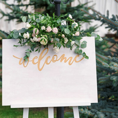 6 ideas for classy wedding welcome signs